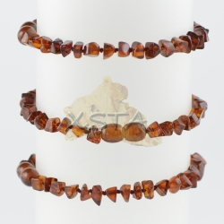 Light Cherry amber bracelet with clasp